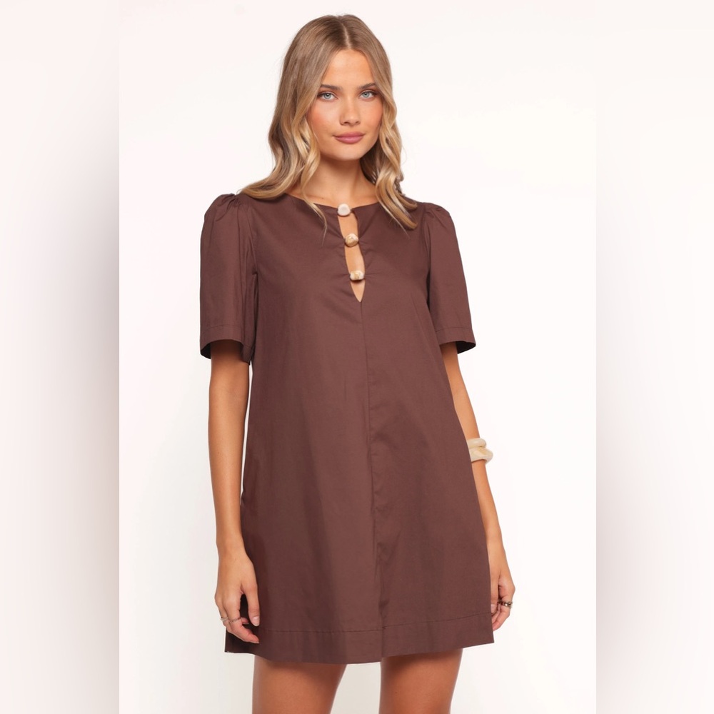 PETAL & PUP Brown Dress - Size: 4